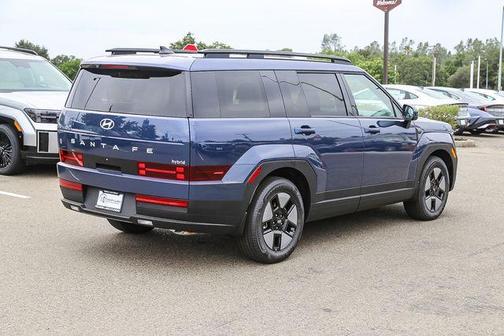 Atlantic Blue 2026 Hyundai SANTA FE HEV SEL