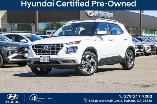 Lunar White 2025 Hyundai VENUE SEL