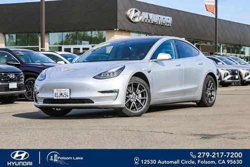 Silver 2018 Tesla Model 3 Long Range