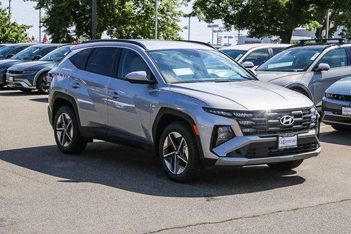 Shimmering Silver 2026 Hyundai TUCSON Hybrid SEL