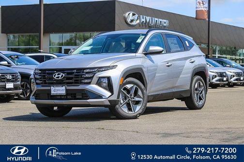 Shimmering Silver 2026 Hyundai TUCSON Hybrid SEL