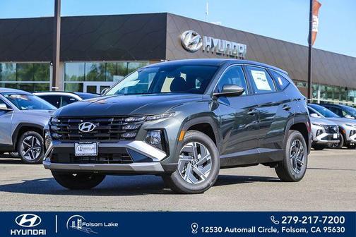 Amazon Gray 2026 Hyundai TUCSON Hybrid Blue SE