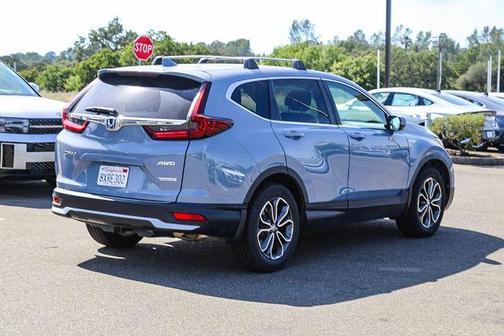 Sonic Gray Pearl 2021 Honda CR-V Hybrid EX