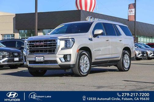Beige Pearl Metallic 2024 GMC Yukon SLT