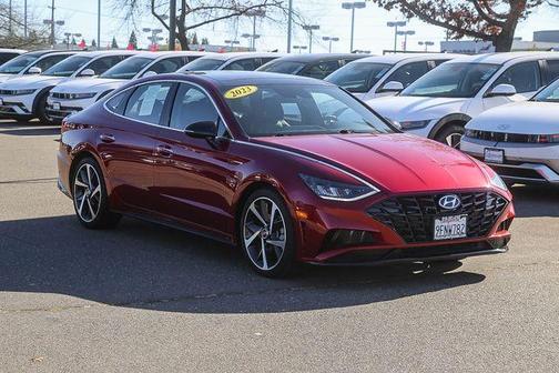 Red 2023 Hyundai SONATA SEL Plus