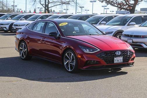 Red 2023 Hyundai SONATA SEL Plus