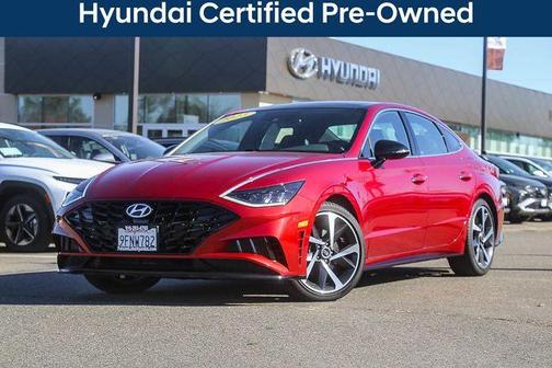 Red 2023 Hyundai SONATA SEL Plus