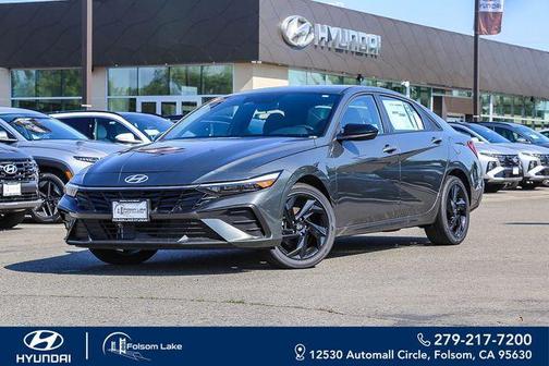 Amazon Gray 2026 Hyundai ELANTRA HEV SEL