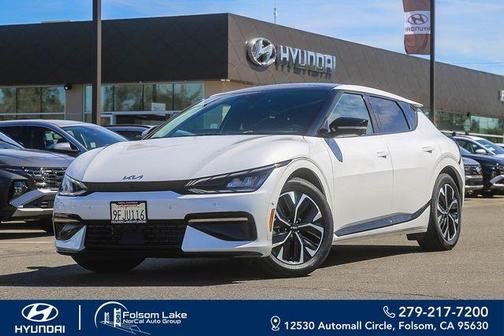 Snow White Pearl 2023 Kia EV6 GT-Line