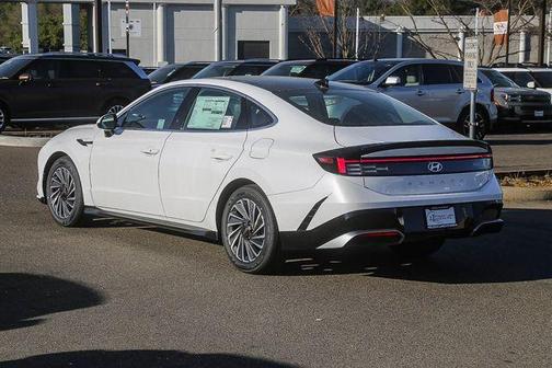 White 2026 Hyundai SONATA Hybrid SEL