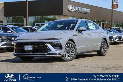 Blue 2026 Hyundai SONATA Hybrid SEL