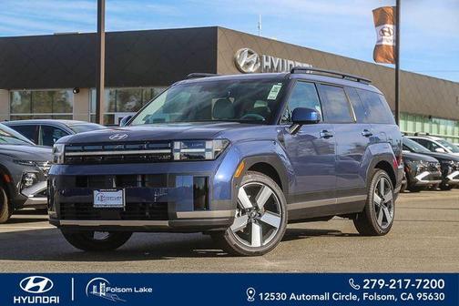 Atlantic Blue 2026 Hyundai SANTA FE Limited