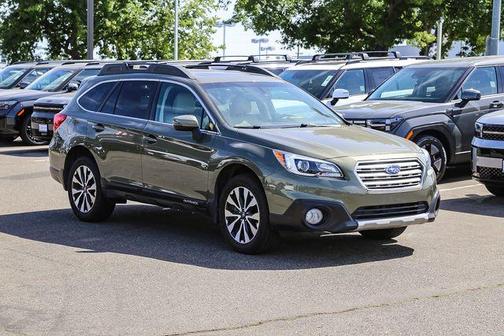 Wilderness Green Metallic 2017 Subaru Outback 3.6R Limited