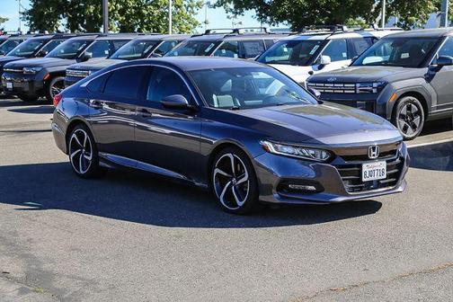 Gray 2018 Honda Accord Sport