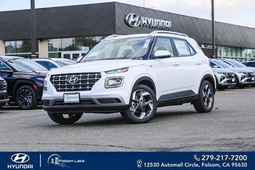 Lunar White 2026 Hyundai VENUE SEL