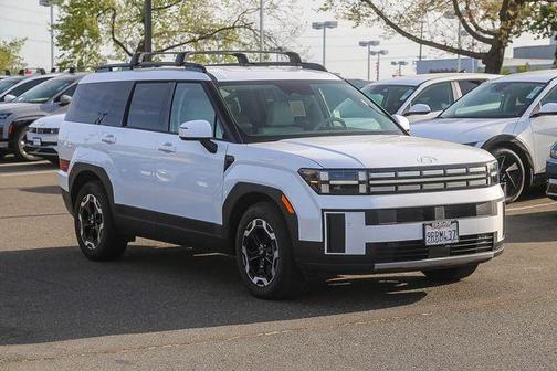 White 2025 Hyundai SANTA FE SEL