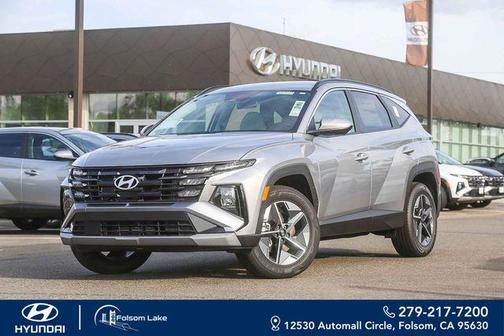 Shimmering Silver 2026 Hyundai TUCSON Hybrid SEL