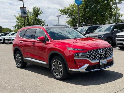 Calypso Red 2023 Hyundai SANTA FE HEV Limited