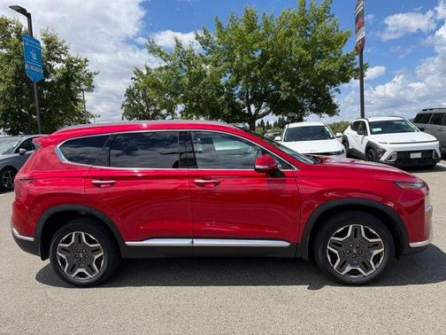 Calypso Red 2023 Hyundai SANTA FE HEV Limited