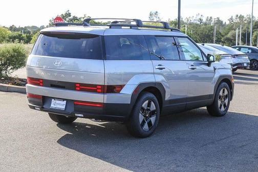 Shimmering Silver 2026 Hyundai SANTA FE HEV SEL