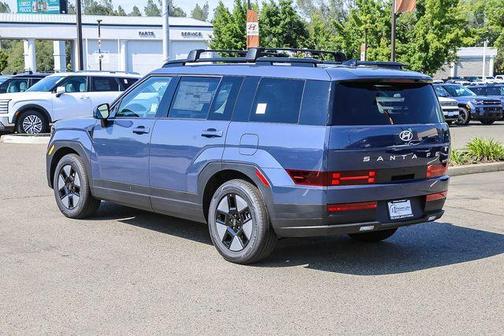 Atlantic Blue 2026 Hyundai SANTA FE HEV SEL