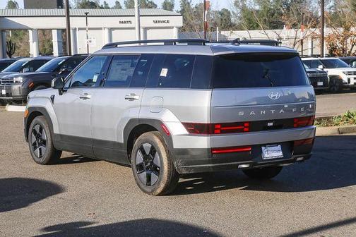 Shimmering Silver 2026 Hyundai SANTA FE HEV SEL