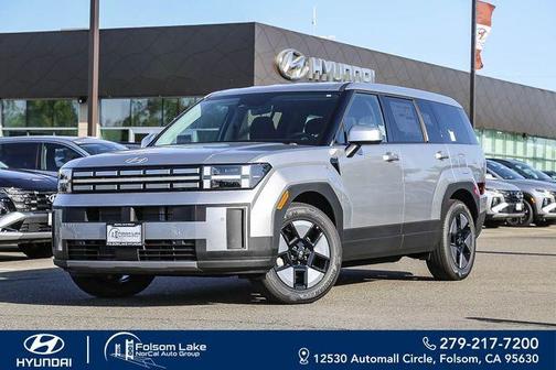 Shimmering Silver 2026 Hyundai SANTA FE HEV SE