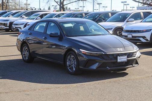 Gray Pearl 2026 Hyundai ELANTRA HEV Blue
