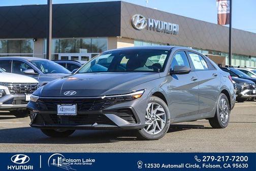 Gray Pearl 2026 Hyundai ELANTRA HEV Blue