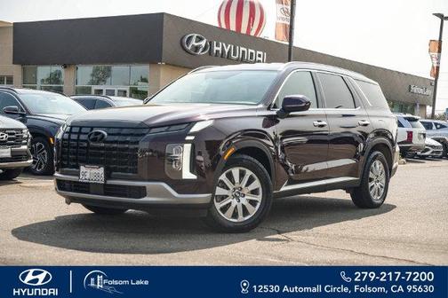 Burgundy 2023 Hyundai PALISADE SEL