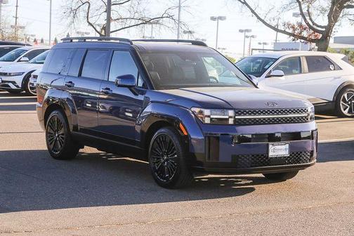Atlantic Blue 2026 Hyundai SANTA FE HEV Calligraphy