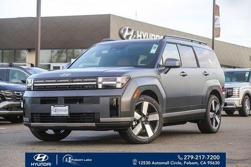 Gray Matte 2026 Hyundai SANTA FE HEV Limited