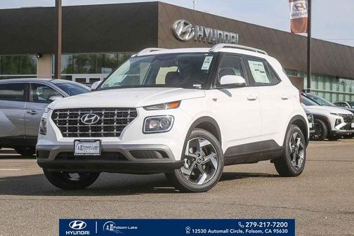 Lunar White 2026 Hyundai VENUE SEL