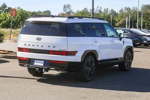 White 2026 Hyundai SANTA FE HEV Calligraphy