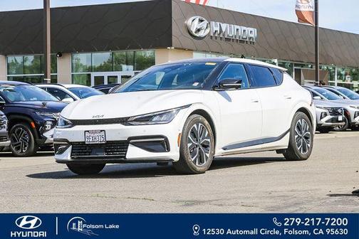 Snow White Pearl 2023 Kia EV6 GT-Line