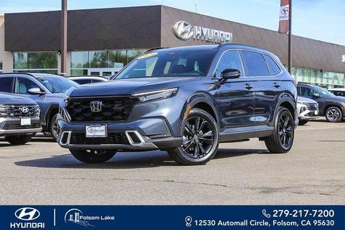 Meteorite Gray Metallic 2023 Honda CR-V Hybrid Sport Touring