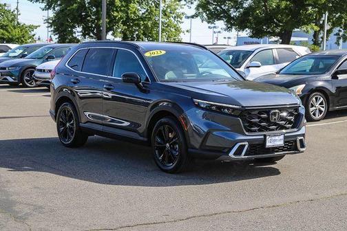 Meteorite Gray Metallic 2023 Honda CR-V Hybrid Sport Touring