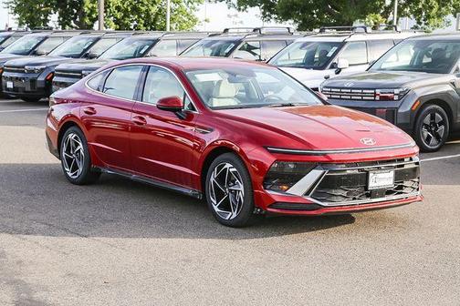 Red 2026 Hyundai SONATA SEL Sport