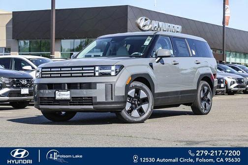 Hampton Gray 2026 Hyundai SANTA FE HEV SE
