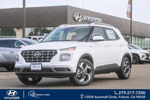 Lunar White 2026 Hyundai VENUE SEL