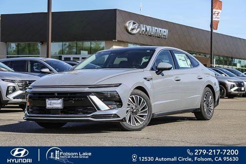 Blue 2026 Hyundai SONATA Hybrid Limited