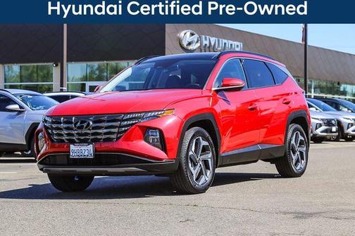 Calypso Red 2023 Hyundai TUCSON Limited