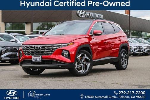 Calypso Red 2023 Hyundai TUCSON Limited