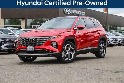 Calypso Red 2023 Hyundai TUCSON Limited