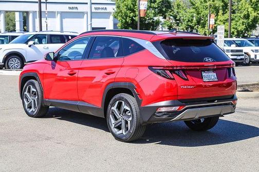 Calypso Red 2023 Hyundai TUCSON Limited