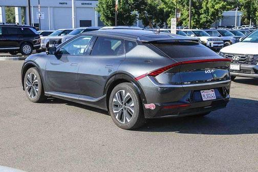 Gray 2024 Kia EV6 Wind