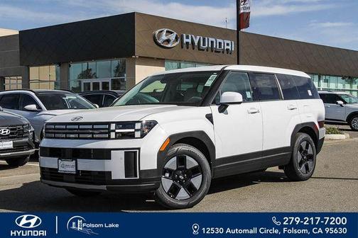 White 2026 Hyundai SANTA FE HEV SE