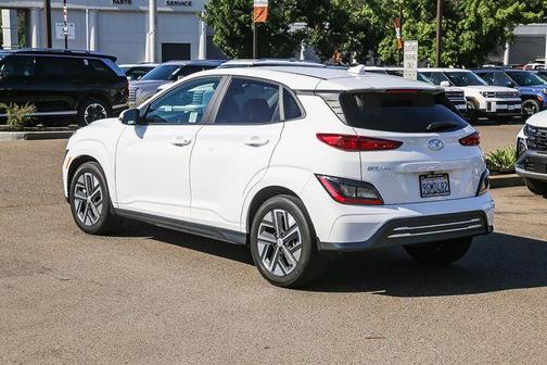 Lunar White 2023 Hyundai KONA EV SEL