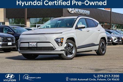 Cyber Gray Metallic 2024 Hyundai KONA EV SEL