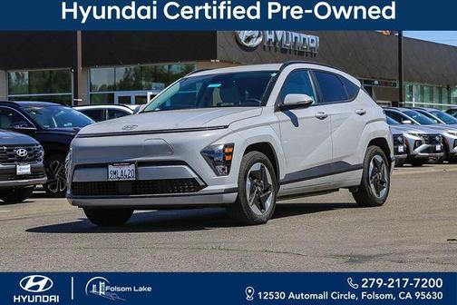 Cyber Gray Metallic 2024 Hyundai KONA EV SEL